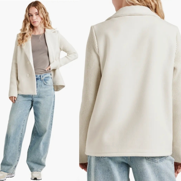 Splendid Jackets & Blazers - SPLENDID Singrid Double Breasted Wool Blend Jacket Sz XL NWT $198